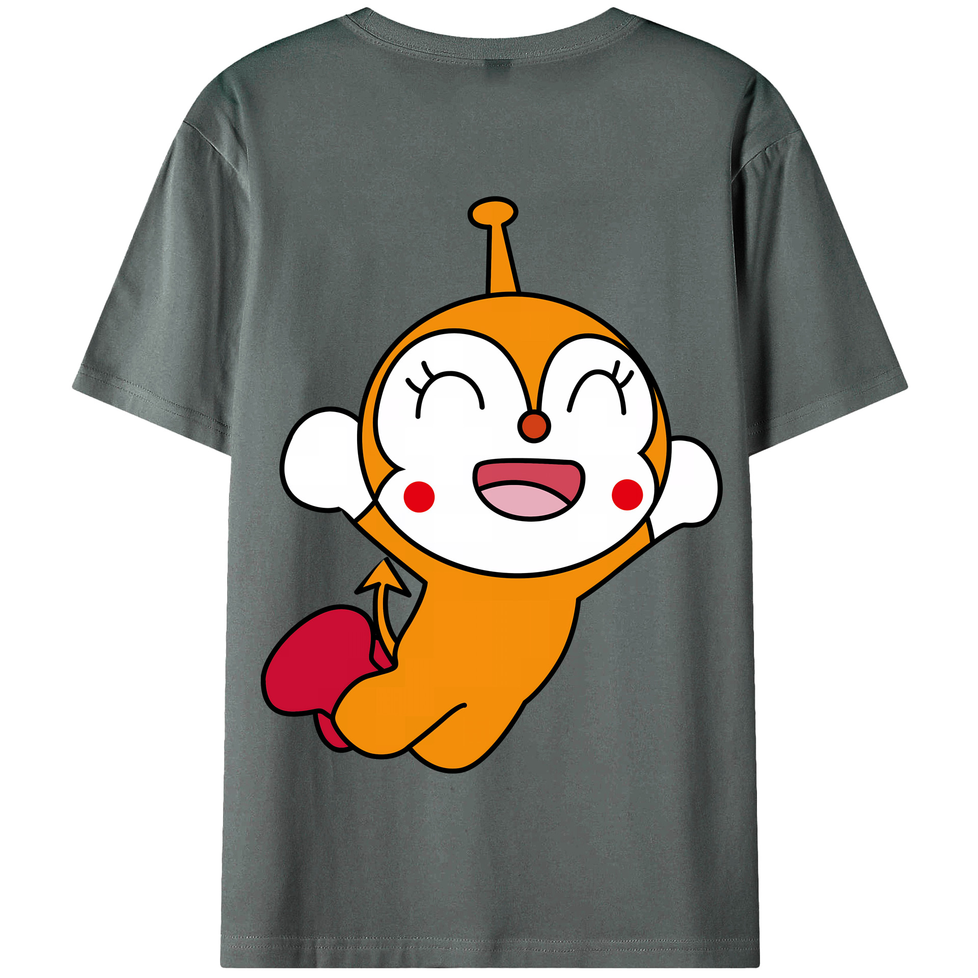 （画像用） アンパンマン Anpanman 綿100％半袖Tシャツ（背面プリント）